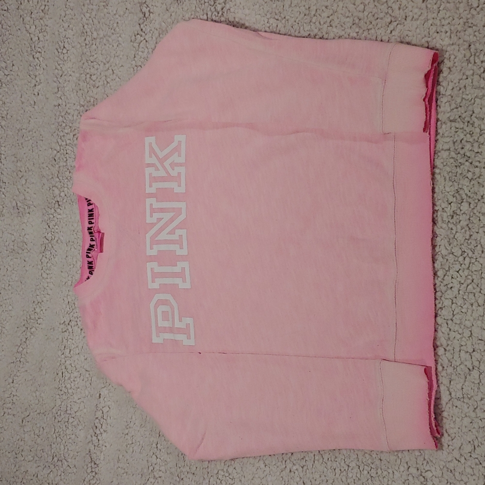 PINK Victoria Secret XS terry pullover